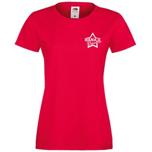 Fruit of the Loom Women's Sofspun T-Shirt - Coloured Main Image
