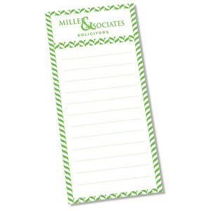 Slimline 50 Sheet Notepad - Herringbone Design Main Image