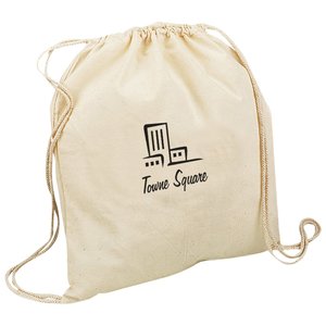Square Cotton Bag - Natural Main Image