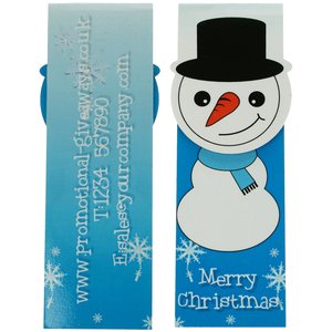 Magnetic Christmas Bookmark - Snowman Main Image