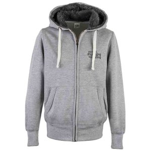 DISC AWDis Fur-Lined Zipped Hoodie - Embroidered Main Image