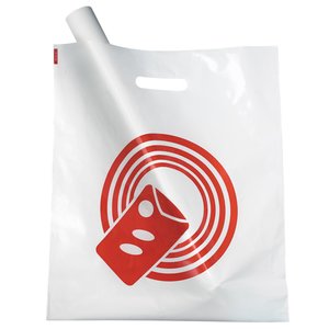 DUPL Biodegradable Promotional Carrier Bag - Large - White Main Image