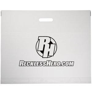 Biodegradable Promotional Carrier Bag - Wide - White Main Image