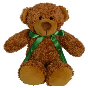 30cm Barney Bear with Bow - Chestnut Main Image
