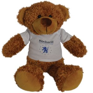30cm Barney Bear with T-Shirt - Chestnut Main Image