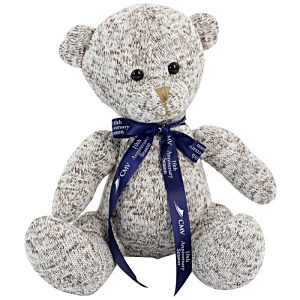 DISC Newcroft Bear - Brown with Bow Main Image