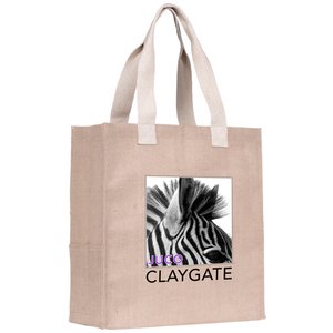 DISC Claygate Juco Tote Bag - Full Colour Main Image