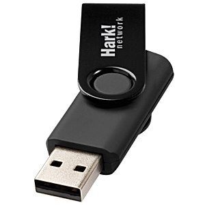 4gb Rotate USB Flashdrive - Metallic - Engraved Main Image