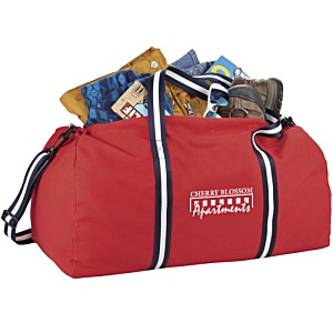 DISC Cotton Weekender Duffel Main Image