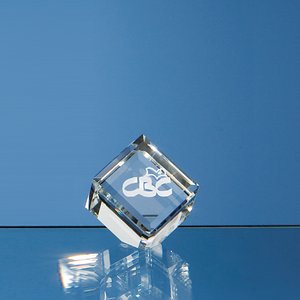 40mm Crystal Cube Award Main Image