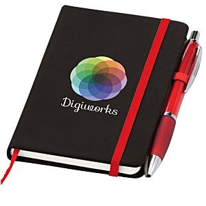 DISC Noir A6 Notebook with Curvy Pen - Digital Print Main Image
