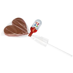 Chocolate Heart Lollipop Main Image
