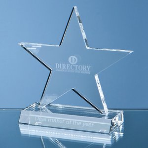 130mm Star Award on Crystal Base Main Image