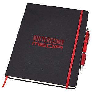 DISC Noir XL Notebook with Curvy Pen Main Image
