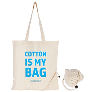 Eccleston Cotton Foldable Shopper - Natural Main Image