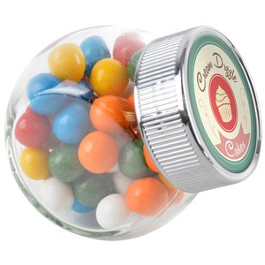 DISC Mini Side Glass Jar - Gum Balls Main Image
