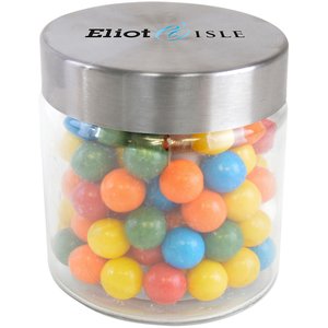 DISC Small Glass Sweet Jar - Gum Balls Main Image