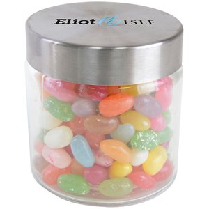 DISC Small Glass Sweet Jar - Jelly Beans Main Image