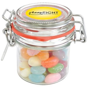 DISC Clip Top Sweet Jar - Jelly Beans Main Image