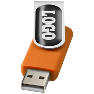 16gb Rotate USB Flashdrive - Domed - Full Colour Main Image