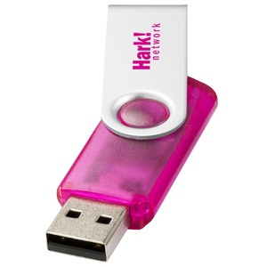 DISC 2gb Rotate USB Flashdrive - Translucent - 5 Day Main Image