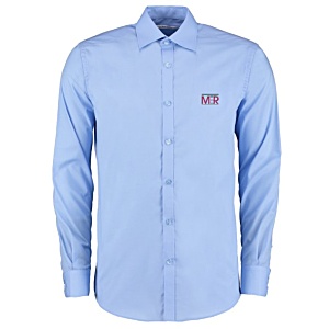 Kustom Kit Men's Slim Fit Business Shirt - Long Sleeve - Embroidered Main Image