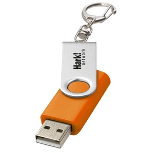 8gb Rotate USB Flashdrive & Keychain Main Image