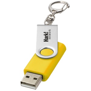 16gb Rotate USB Flashdrive & Keychain Main Image