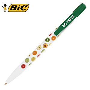 BIC® Media Clic Pen - Polished White - Digital Print Main Image