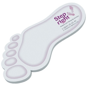 Shaped Sticky Notes - Foot Main Image