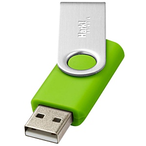 32gb Rotate USB Flashdrive - Engraved Main Image