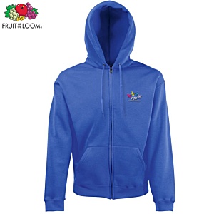 Fruit of the Loom Classic Zipped Hoodie - Embroidered Main Image