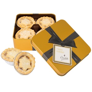 DISC Small Gold Collection Tin - Mince Pies Main Image