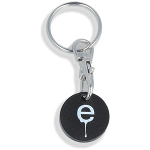 DISC Coloured Trolley Coin Keyring Main Image