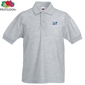 Fruit of the Loom Youth Value Polo Shirt - Coloured Main Image