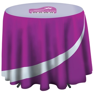 Round Table Cloth - Café Height - Full Colour Main Image