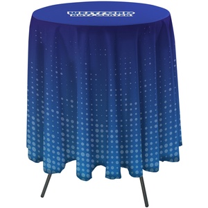 Round Table Cloth - Bar Height - Full Colour Main Image