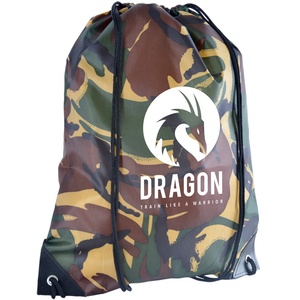 DISC Camouflage Drawstring Bag Main Image