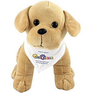 DISC 25cm Labrador Soft Toy with Bandana Main Image