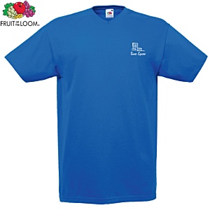 Fruit of the Loom Men's Value V-Neck T-Shirt - Colours Main Image