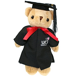 25cm Jointed Graduation Honey Bear Main Image