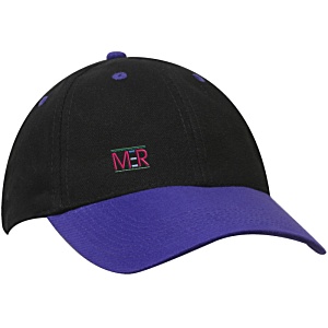 Heavy Cotton Cap - Two Tone - Embroidered Main Image