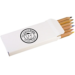 Sustainable Mini Colouring Pencils - 6 Pack - 2 Day Main Image