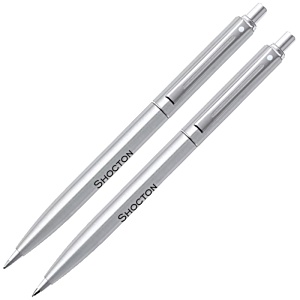 Sheaffer® Sentinel Chrome Pen & Pencil Set Main Image