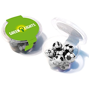 Maxi Eco Pot - Chocolate Footballs Main Image