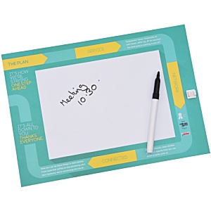 A4 Write On / Wipe Off Board & Pen - Full Colour Main Image