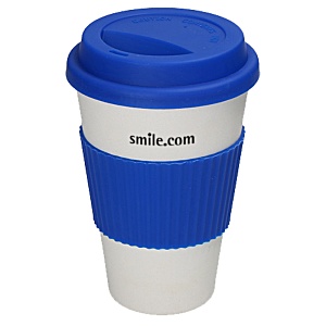 DISC Bamboo Coffee Take-Away Cup - Beige Main Image