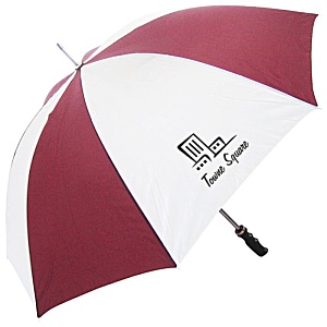 Budget Golf Promotional Umbrella - Stripes - Printed Main Image