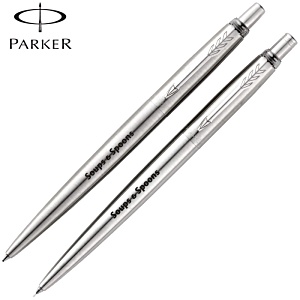 Parker Jotter Stainless Steel Pen & Pencil Set Main Image