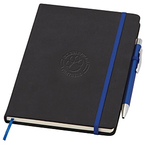 Noir A5 Notebook with Reno Pen - Debossed Main Image